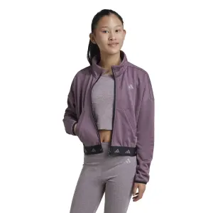 Trainingsjacke für Mädchen adidas Fleece image-2