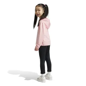 Conjunto de sudadera con capucha y pantalones de chándal para niña adidas image-6