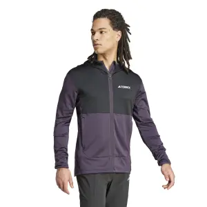 Chaqueta con capucha de forro polar adidas Terrex Xperior Fleece image-5