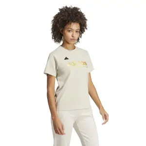 Camiseta gráfica metalizada mujer adidas House of Tiro image-5