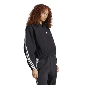 Felpa da donna con 1/4 di cerniera adidas Future Icons 3-Stripes image-3