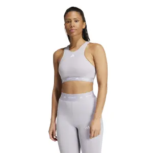Women's medium support high neck bra adidas Techfit image-1