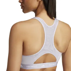 Women's medium support high neck bra adidas Techfit image-6