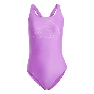 Dames zwempak uit 1 stuk adidas Big Bars image-0