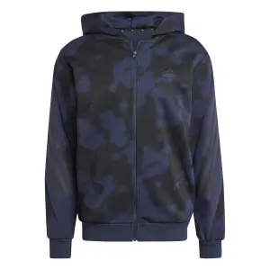 Felpa con cerniera a cappuccio adidas Future Icons 3-Stripes AOP image-0