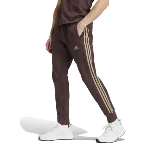 Slim fit joggebukser med ribkant adidas Essentials 3-Stripes image-1