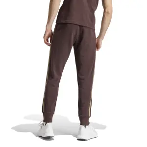 Slim fit joggebukser med ribkant adidas Essentials 3-Stripes image-2
