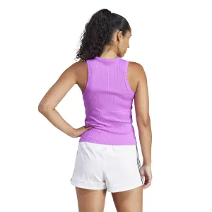 Eng anliegendes geripptes Tank-Top, Damen adidas Tonal 3-Stripes image-2
