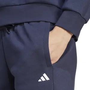 Pantalón de chándal ajustado con dobladillo abierto mujer adidas Essentials Small Logo Feel Cozy image-4