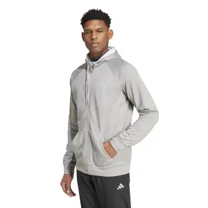 Sudadera con capucha y cremallera adidas 3-Stripes image-1