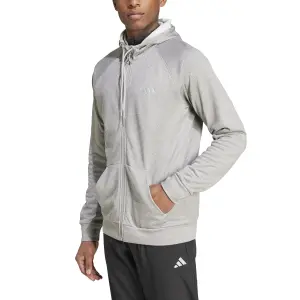 Sudadera con capucha y cremallera adidas 3-Stripes image-2