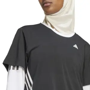 Camisola feminina adidas Icons Wrapping 3 Stripes image-5