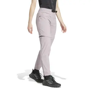 Calças com fecho de correr impermeavéis para mulheres adidas Terrex Utilitas image-5