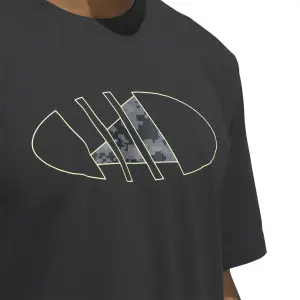 Camiseta adidas 2000s Logo Basketball Graphic image-5