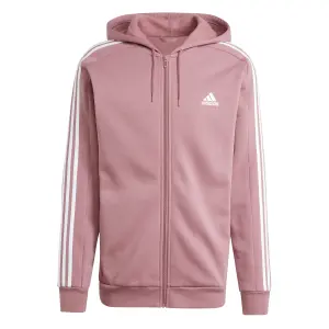 Hooded trainingsjack adidas Essentials Fleece 3-stripes image-0