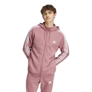 Hooded trainingsjack adidas Essentials Fleece 3-stripes image-1