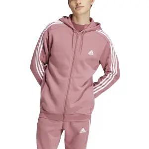 Hooded trainingsjack adidas Essentials Fleece 3-stripes image-2