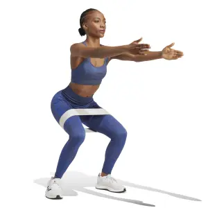 Leggings 7/8 sin costuras con logo para mujer adidas image-2