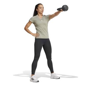 Camisola v-neck feminino adidas Train Essentials Minimal Branding image-2