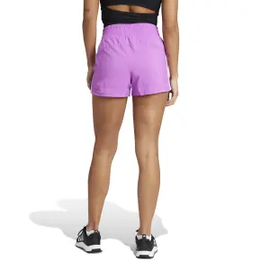 Calções de cintura alta em tecido para mulher adidas Pacer 3-Stripes image-3