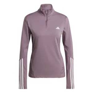 Träningströja med 1/4 dragkedja för damer adidas Hyperglam image-0