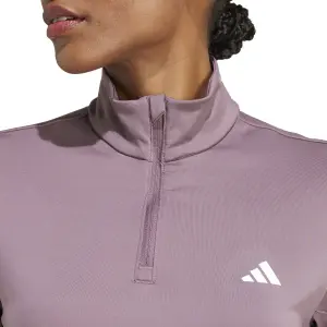 Träningströja med 1/4 dragkedja för damer adidas Hyperglam image-5