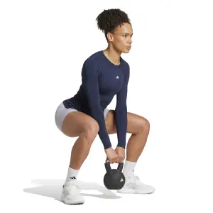 Camiseta manga larga mujer adidas Techfit image-5