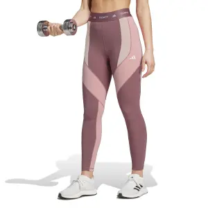 Långbyxor 7/8 för flickor adidas Techfit Colorblock image-1