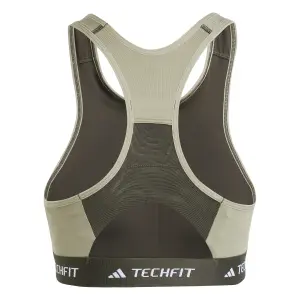 Höghalsad bh för kvinnor adidas Techfit Colorblock image-3