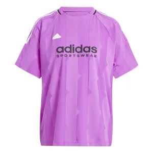 Camiseta boyfriend mujer adidas Tiro Cut 3-Stripes Jacquard image-0