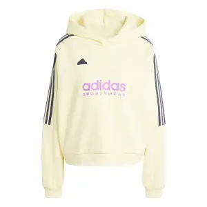 Felpa con cappuccio da donna adidas Tiro Cut 3-Stripes Fleece image-0