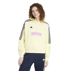 Felpa con cappuccio da donna adidas Tiro Cut 3-Stripes Fleece image-1
