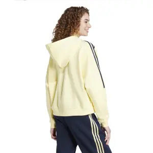 Felpa con cappuccio da donna adidas Tiro Cut 3-Stripes Fleece image-3