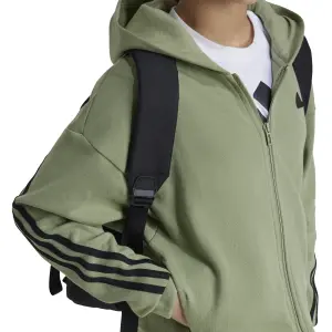 Felpa con cerniera a cappuccio da bambina adidas Future Icons 3-Stripes image-4