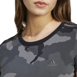 Camiseta de mujer adidas Essentials 3-Stripes Camo Print Baby image-4