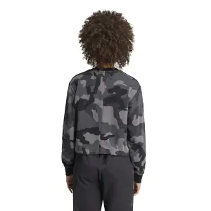 Felpa corta stampata da donna adidas Essentials 3-Stripes image-3