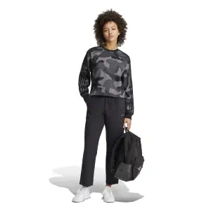Felpa corta stampata da donna adidas Essentials 3-Stripes image-2