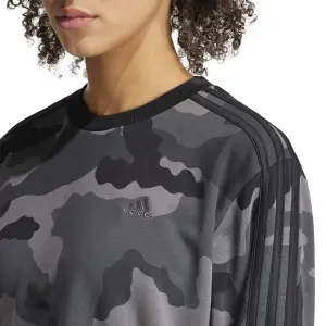 Felpa corta stampata da donna adidas Essentials 3-Stripes image-4