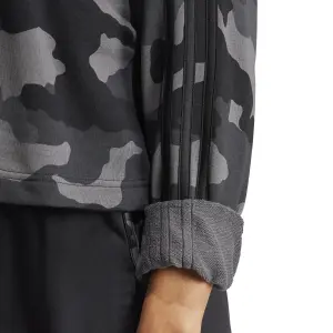 Felpa corta stampata da donna adidas Essentials 3-Stripes image-5