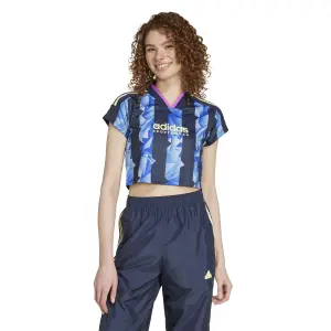 Camisola feminina adidas Tiro Cut 3-Stripes Print Baby image-1