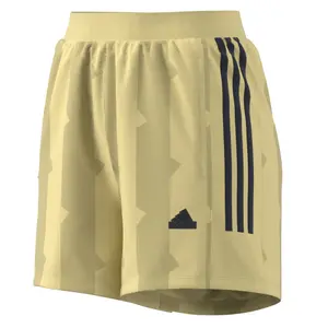 Calções para mulheres adidas Tiro Cut 3-Stripes Jacquard image-4