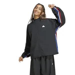 Chaqueta de chándal antimicrobiana para mujer adidas Express All Gender image-1
