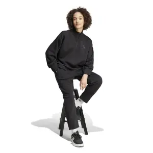 adidas All Szn Women's Loose-Fitting 1/4 Zip Up Fleece Sweatshirt image-3
