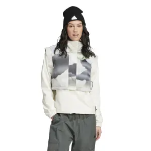 Ärmellose Crop-Weste für Frauen adidas City Escape Camo Print image-1