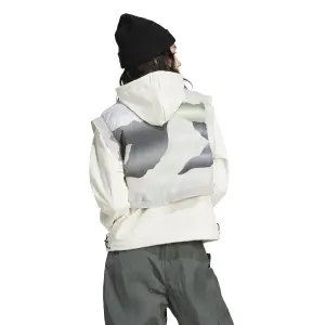 Ärmellose Crop-Weste für Frauen adidas City Escape Camo Print image-3