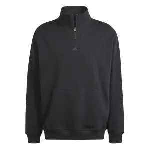 Felpa in pile con 1/4 di zip Adidas All Szn image-0