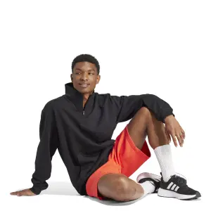 Felpa in pile con 1/4 di zip Adidas All Szn image-2