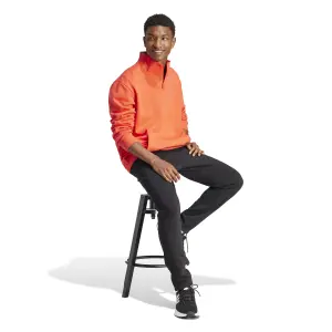 Fleece tapered leg zip jogging trousers adidas All Szn image-3