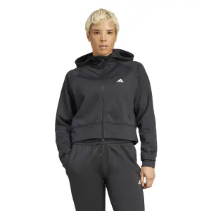 Veste de survêtement à capuche zippée femme adidas Aeroready image-2