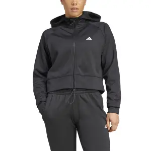 Veste de survêtement à capuche zippée femme adidas Aeroready image-3